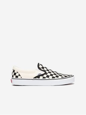 Čierno-krémové vzorované slip on tenisky Vans Classic Slip On