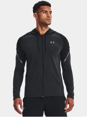 Tričko Under Armour UA Rush FZ Hoodie - čierna