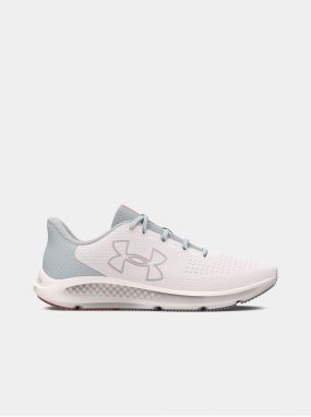 Šedo-biele dámske bežecké tenisky Under Armour Pursuit 3