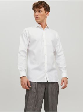Biela pánska košeľa Jack & Jones Parker