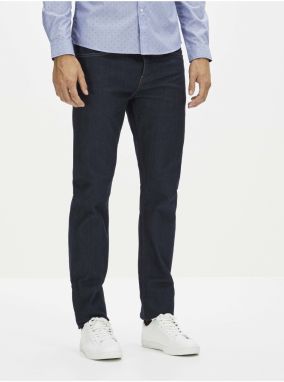 Tmavomodré straight fit rifle Celio Rolisse