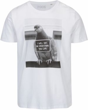 Biele pánske tričko ZOOT Original I will shit on everything you love