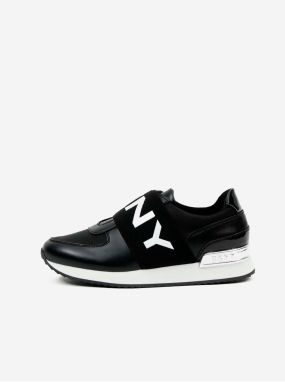 Bielo-čierne dámske slip on tenisky DKNY Marli