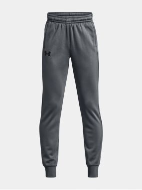 Šedé chlapčenské tepláky Under Armour UA Armour Fleece Joggers