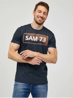 Tmavošedé pánske tričko SAM 73 Fenri