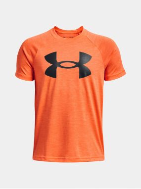 Oranžové chlapčenské športové tričko Under Armour UA Tech Twist SS