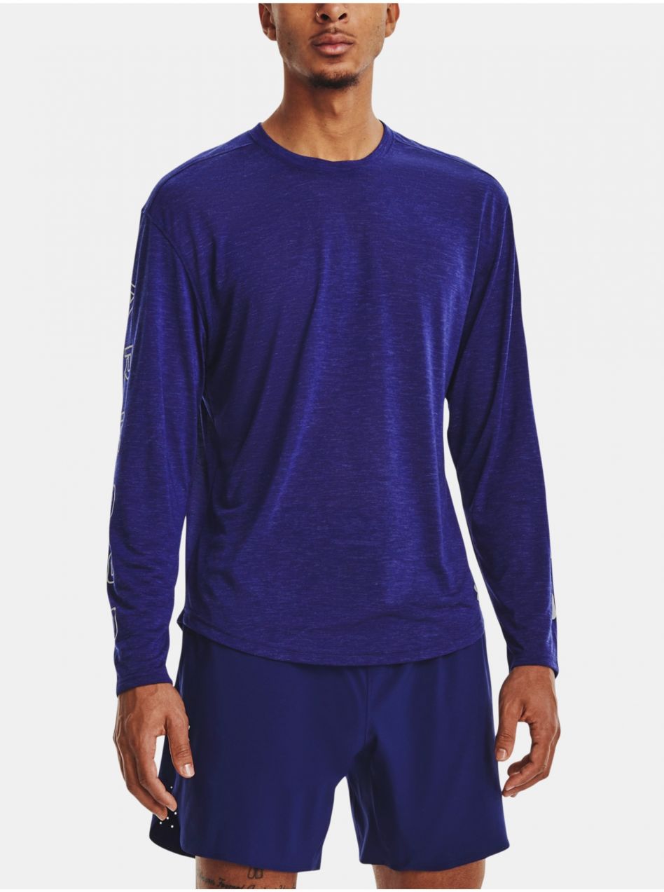 Modré pánske športové tričko Under Armour UA ANYWHERE LONGSLEEVE