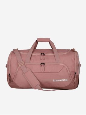 Ružová cestovná taška Travelite Kick Off Duffle L Rosé