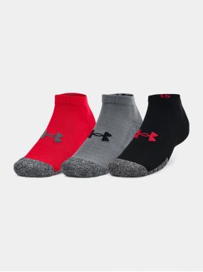 Ponožky Under Armour UA Heatgear Low Cut 3pk - červená