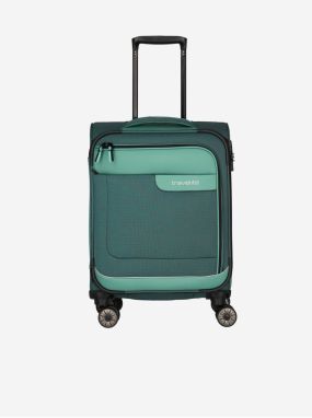 Zelený cestovný kufor Travelite Viia 4w S