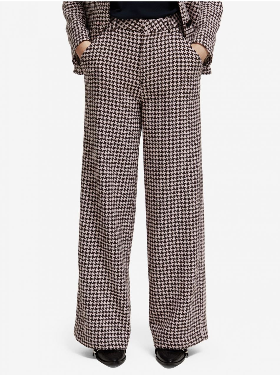 Elegantné nohavice pre ženy Scotch & Soda - béžová
