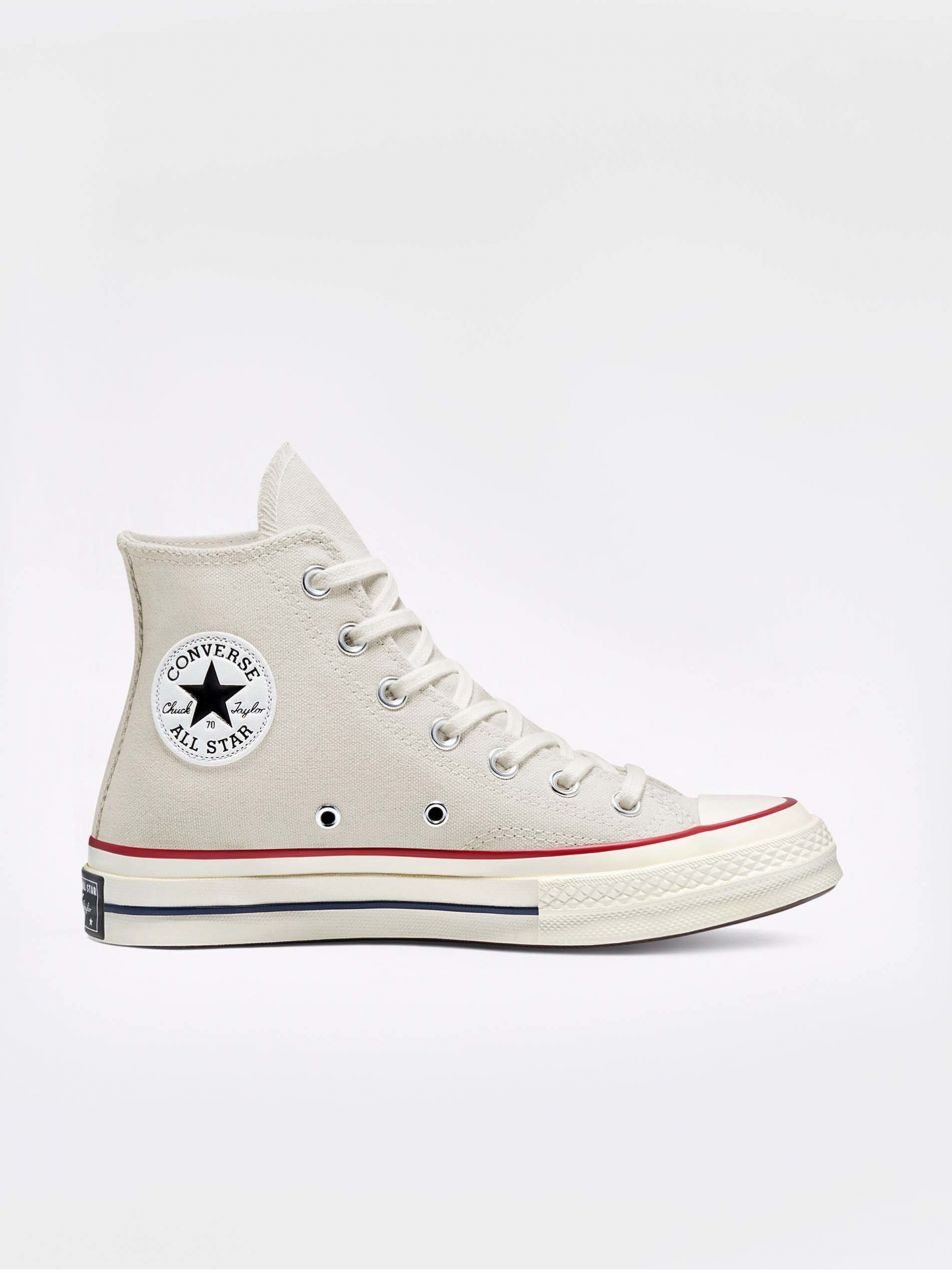 Krémové členkové tenisky Converse Chuck 70