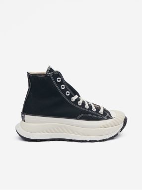 Čierne členkové tenisky na platforme Converse Chuck 70 AT CX