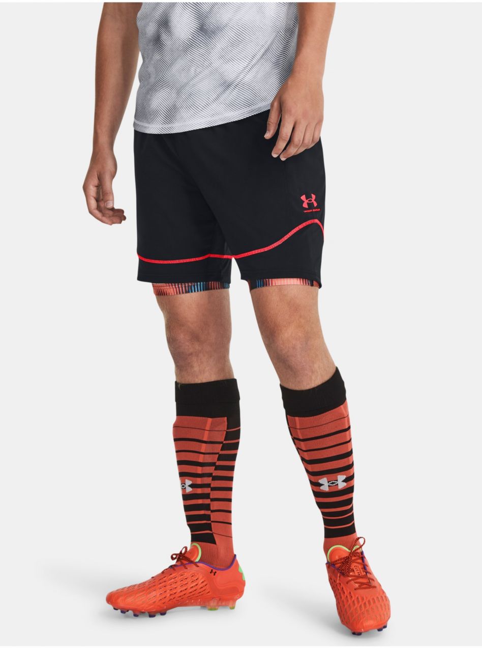 Čierne pánske športové kraťasy Under Armour UA M's Ch. Pre Train Short