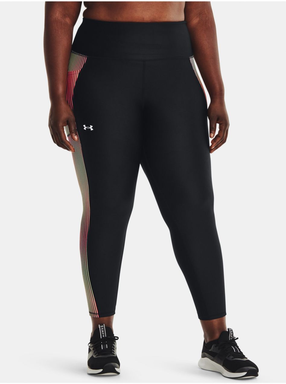 Čierne športové legíny Under Armour HG 6M Panel Wow Ankle Leg&