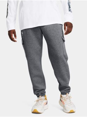 Šedé tepláky Under Armour UA Essential Flc Cargo Pant