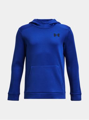 Modrá športová mikina Under Armour UA Armour Fleece Graphic HD