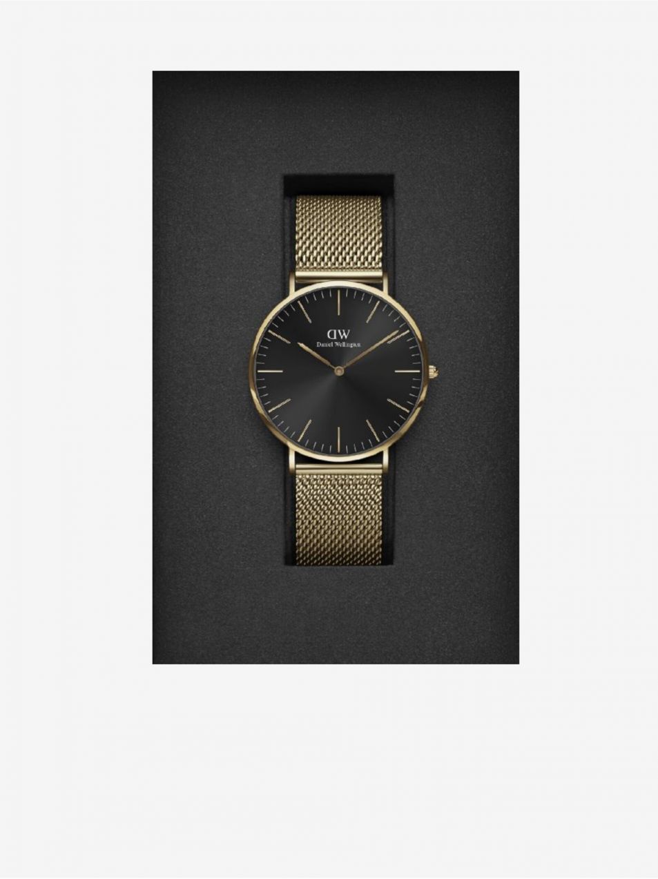 Pánske hodinky v zlatej farbe Daniel Wellington CLASSIC