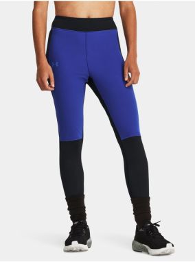 Modro-čierne športové legíny Under Armour Launch Elite Tight