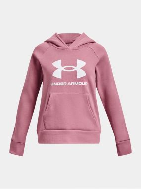 Ružová mikina Under Armour UA Rival Fleece BL Hoodie