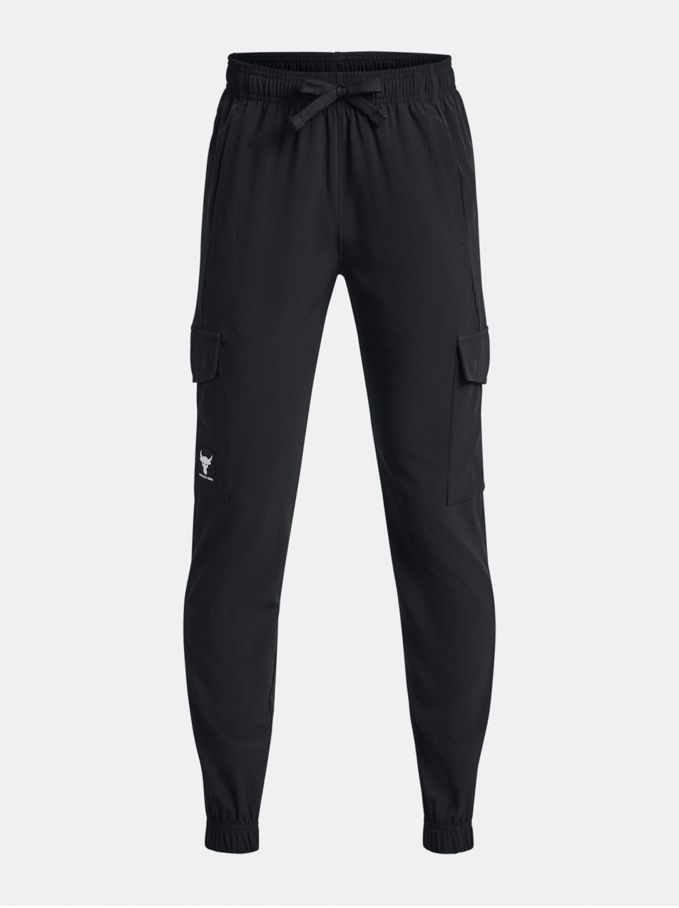 Čierne športové nohavice Under Armour Pjt Rk Pennant Wvn Cargo Pnt