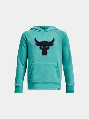 Tyrkysová mikina Under Armour Pjt Rck Brhm Bull Aplique HD