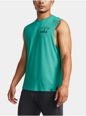 Petrolejové športové tielko Under Armour Pjt Rock SMS SL Tank Q4