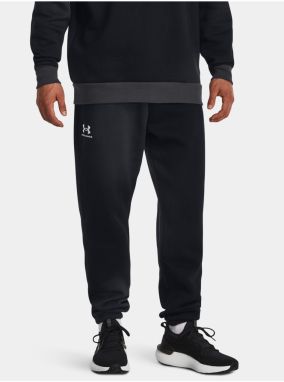 Čierne tepláky Under Armour UA Essential Flc Novelty Jgr