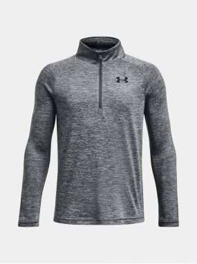 Šedé športové tričko Under Armour UA Tech 2.0 1/2 Zip