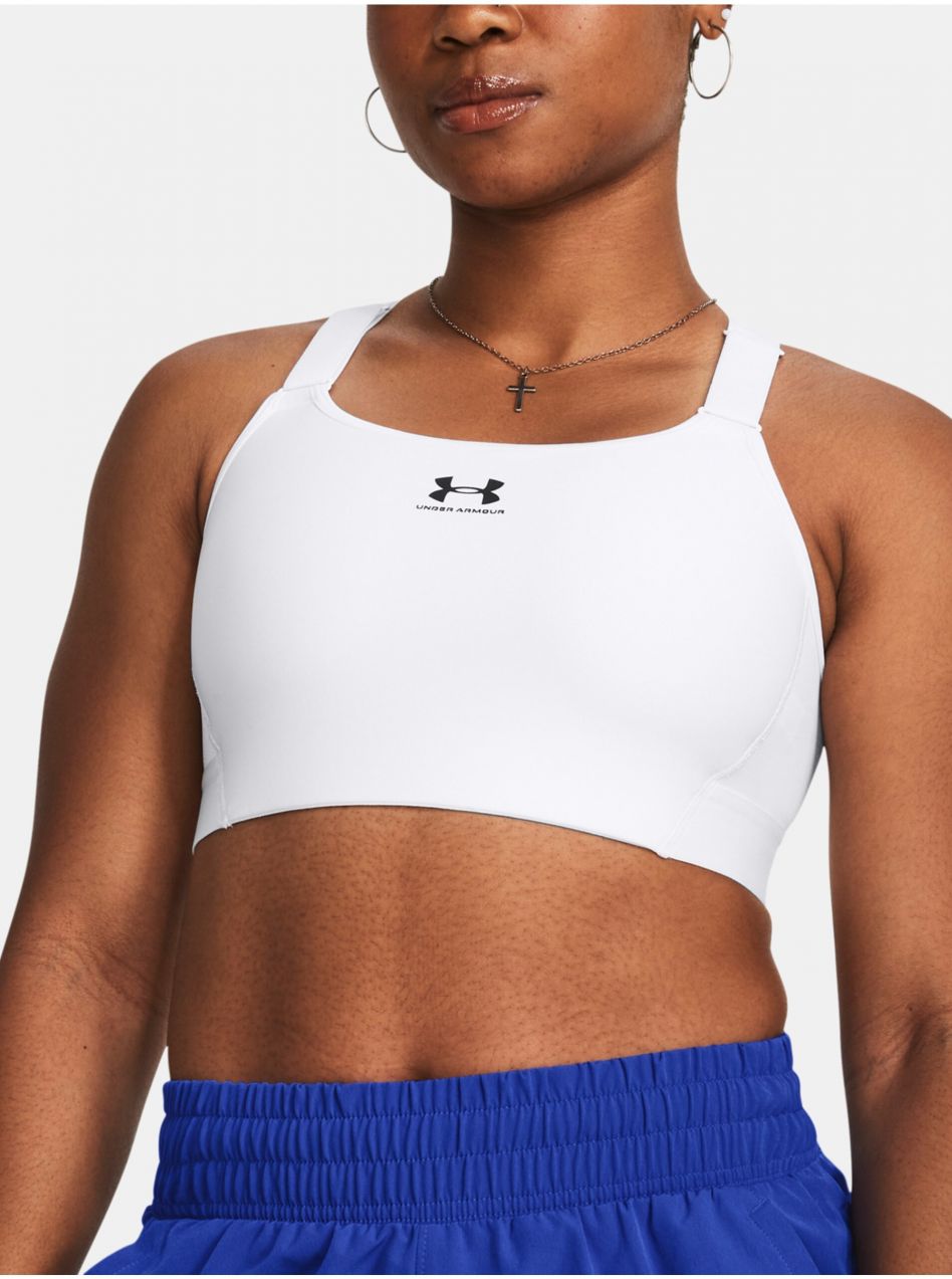 Biela športová podprsenka Under Armour UA HG Armour High