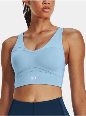 Svetlomodrá športová podprsenka Under Armour Smartform Evo Mid LongL CF