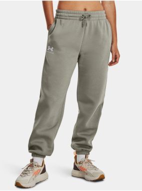 Zelené tepláky Under Armour Essential Fleece Joggers