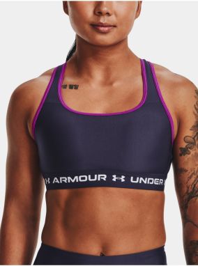 Tmavošedá športová podprsenka Under Armour Crossback Mid