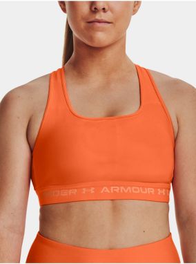 Oranžová športová podprsenka Under Armour UA Crossback Mid Bra