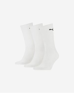 Sada troch párov športových ponožiek v bielej farbe Puma
