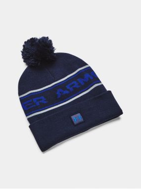 Tmavomodrá čiapka Under Armour UA Mens Halftime Pom Beanie