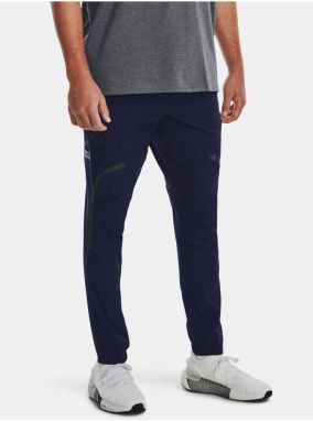 Tmavomodré pánske športové tepláky Under Armour Unstoppable