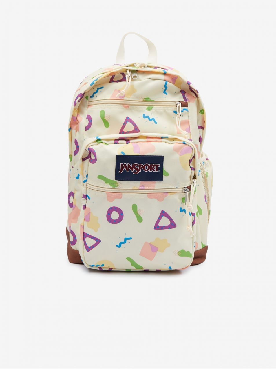 Svetlo žltý dámsky vzorovaný batoh Jansport Cool Student