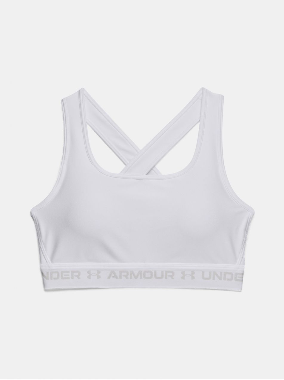 Podprsenka Under Armour UA Crossback Mid Bra - biela