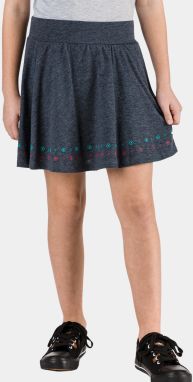 Tmavomodrá dievčenská vzorovaná sukňa SAM 73