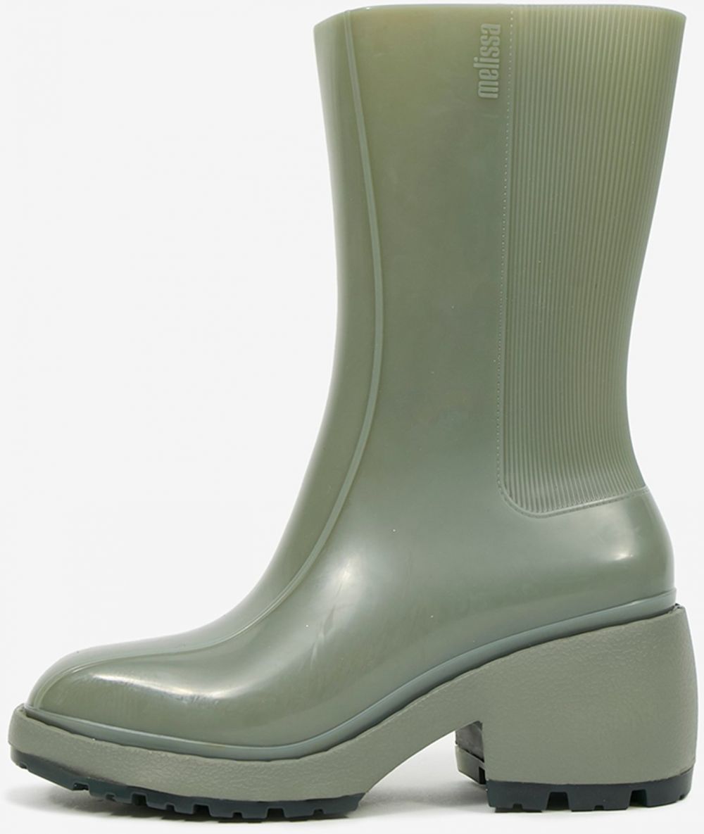 Zelené dámske členkové topánky Melissa Nancy Boots