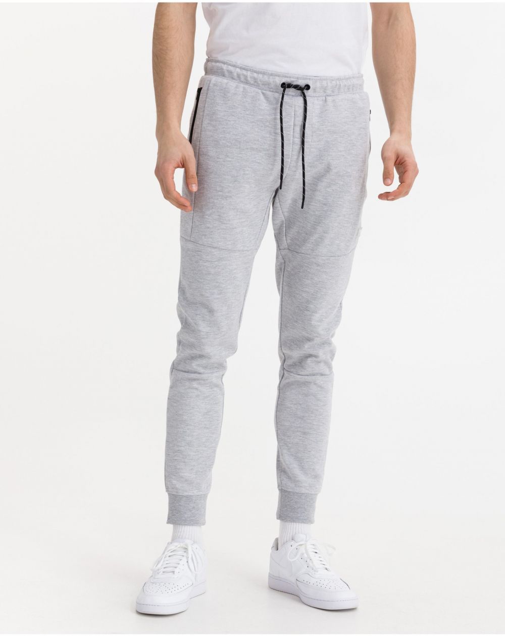 Tepláky pre mužov Jack & Jones - sivá