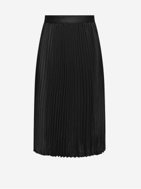 Čierna dámska saténová plisovaná sukňa JDY Sarah