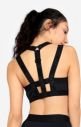 Čierna športová podprsenka s dvojitými ramienkami Ivy Park galéria