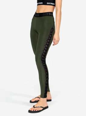 Zelené legíny so šnurovaním Ivy Park