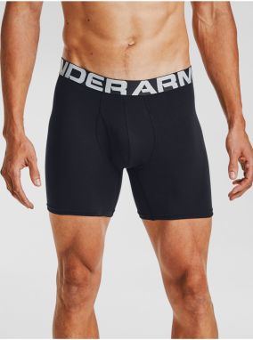 Čierne boxerky Under Armour UA Charged Cotton 6in 3 Pack