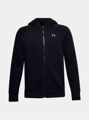 Čierna mikina Under Armour UA RIVAL FLEECE FZ HOODIE