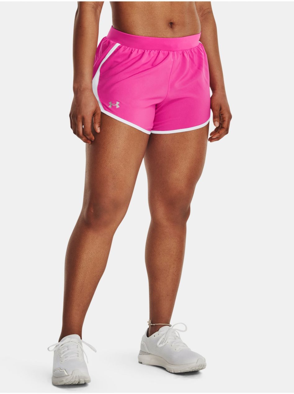Tmavoružové športové kraťasy Under Armour  UA Fly By 2.0 Short