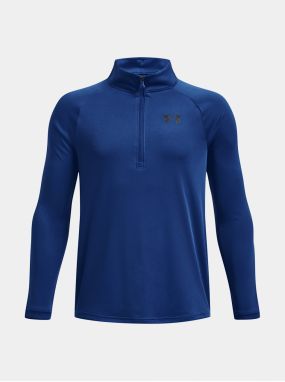 Tmavomodré športové tričko Under Armour UA Tech 2.0 1/2 Zip