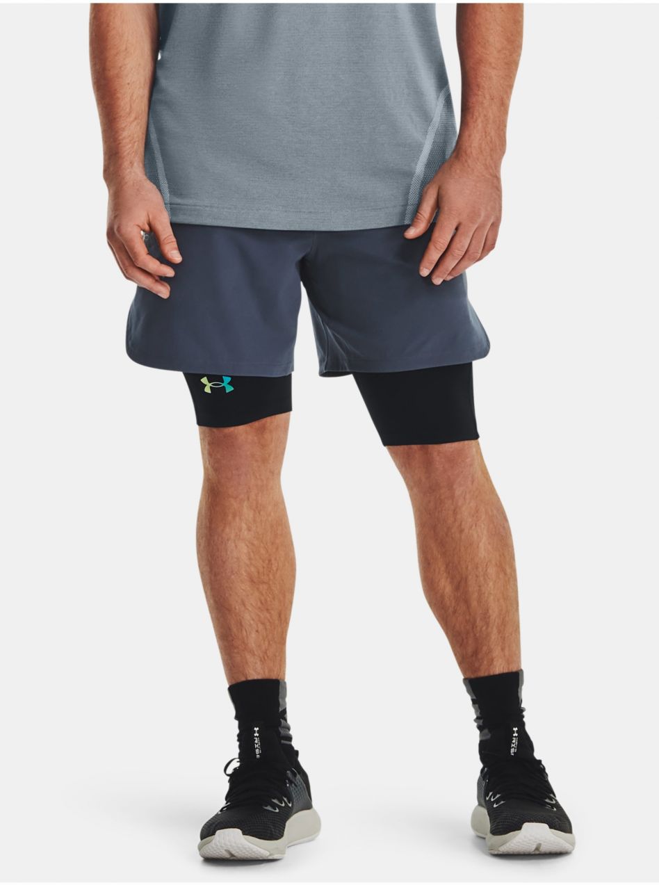 Tmavosivé športové kraťasy Under Armour UA Peak Woven Shorts